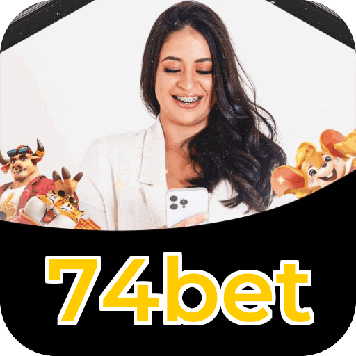 Plataforma 74bet mostrando interface moderna, jogos certificados e recursos de segurança licenciados