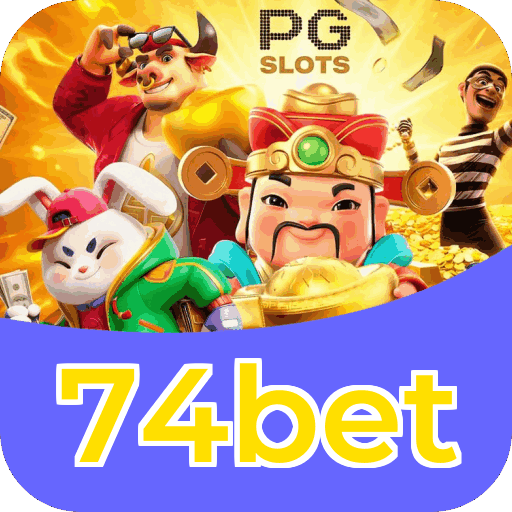 Interface do aplicativo 74bet mostrando jogos disponíveis no iOS e Android